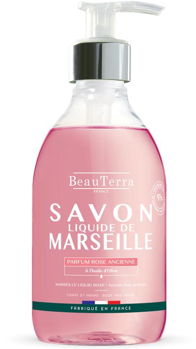 Actual product image BeauTerra savon liquide Marseille rose ancienne liq (Liquid soap, 300 ml)