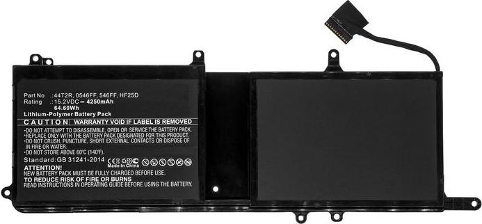 Immagine prodotto Dell Batteria principale 15.2V 4250mAh (4 Celle, 4250 mAh)