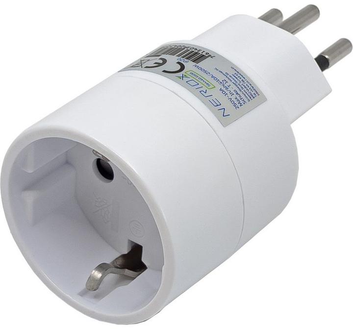 Neriox Übergangsstecker SchuKo - T12 (Typ 12, CEE)