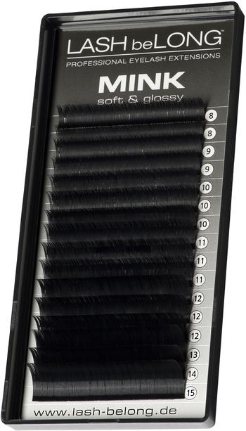 Actual product image LASH be LONG LASH beLONG MINK LASHES B-Curl Mix Box black/glossy (Artificial eyelashes)