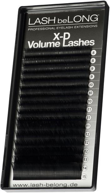 Produktbild LASH be LONG LASH beLONG X-D Volumen LASHES C-Curl Mix Box schwarz/glossig (Künstliche Wimpern)