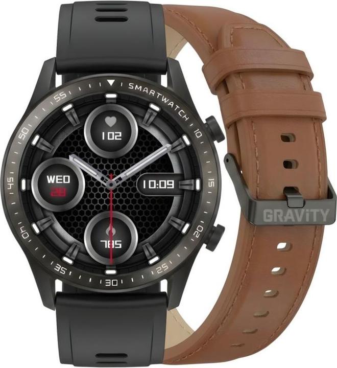 Actual product image Gravity Smartwatch Czarny 2 Paski GT10-4