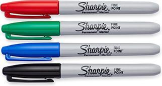 Actual product image Sharpie Permanent brand (4 x)