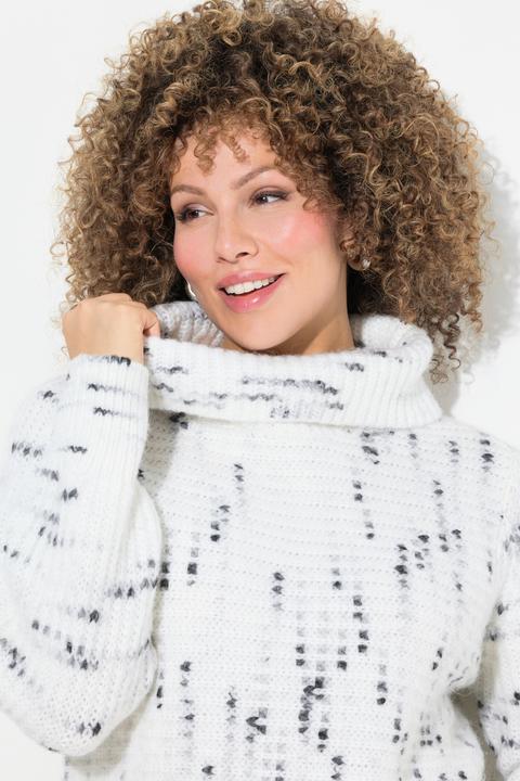 Actual product image Ulla Popken Space Yarn Oversized Turtleneck Sweater (58)