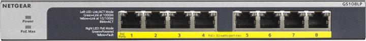 Produktbild Netgear GS108LP: 8 Port Switch (8 Ports)