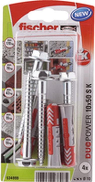 Produktbild Fischer DuoPower 10x50 S K (4 Stk.)