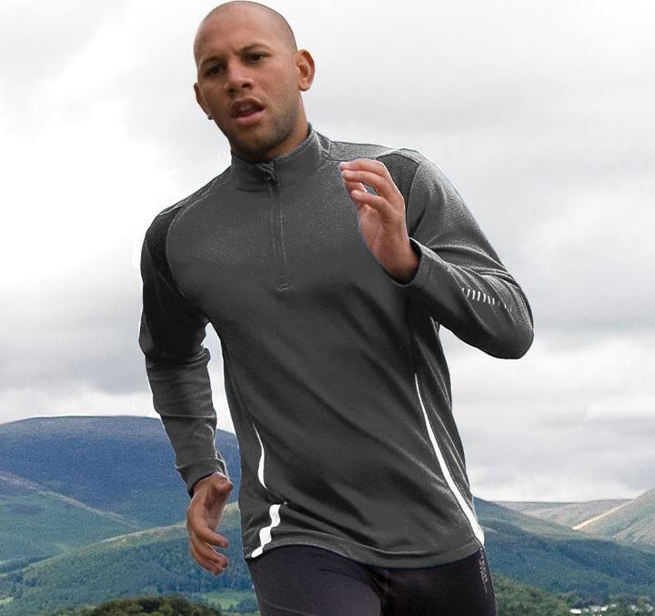 Actual product image Spiro Training Top Sports Top Trial Zipper To Chest (XXL)