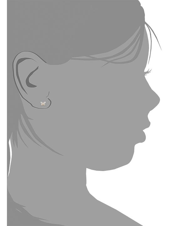 Produktbild Prinzessin Lillifee Ohrschmuck für Mädchen, 925 Sterling Silber, Zirkonia (synth.) | Schmetterling (925er Silber)