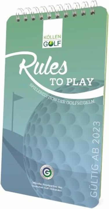 Actual product image Rules of golf - Rules to play