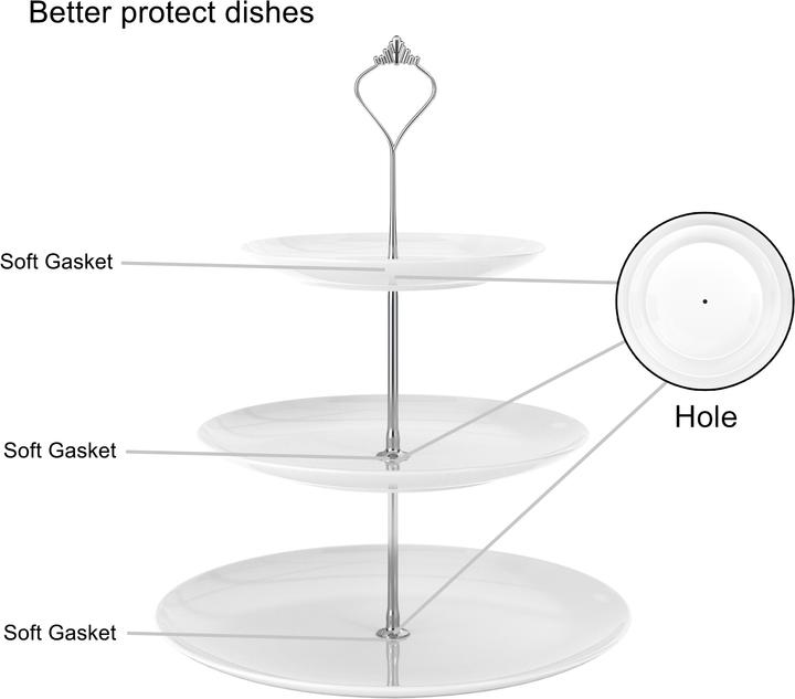 Produktbild Intirilife Tortenständer 3 stöckig