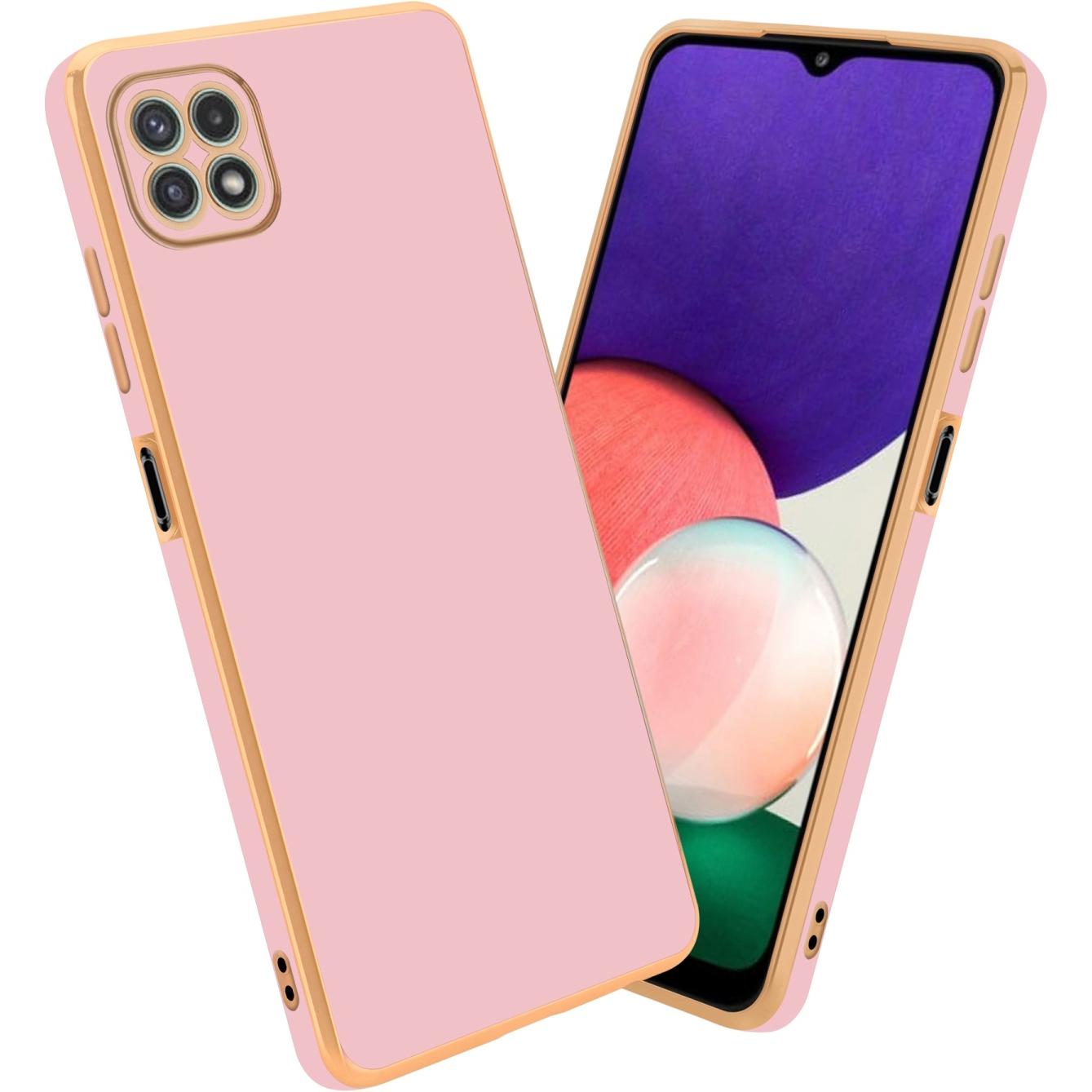 Cadorabo Hülle für Samsung Galaxy A22 5G im TPU mit Kameraschutz LM130 Style (Samsung Galaxy A22 5G), Smartphone Hülle, ...