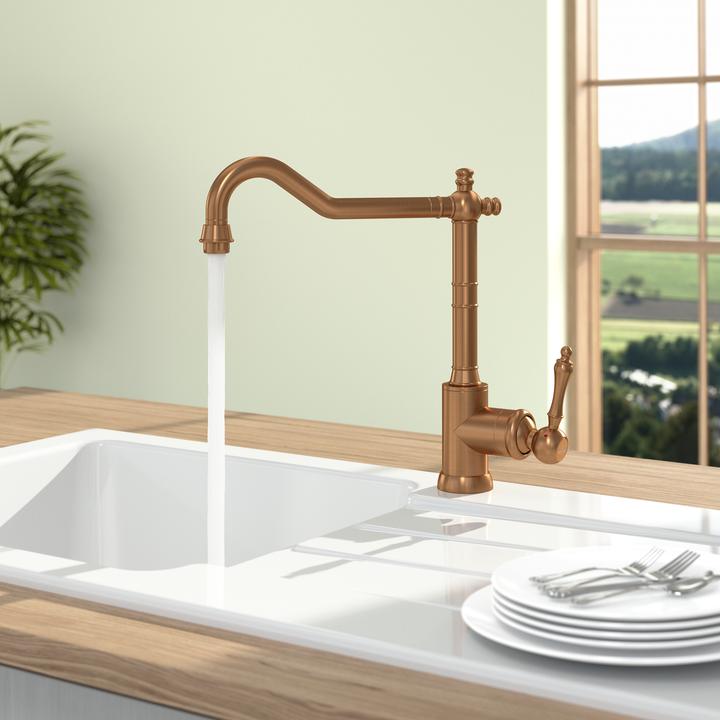 Actual product image Villeroy & Boch Avia 2.0 kitchen tap, stainless steel