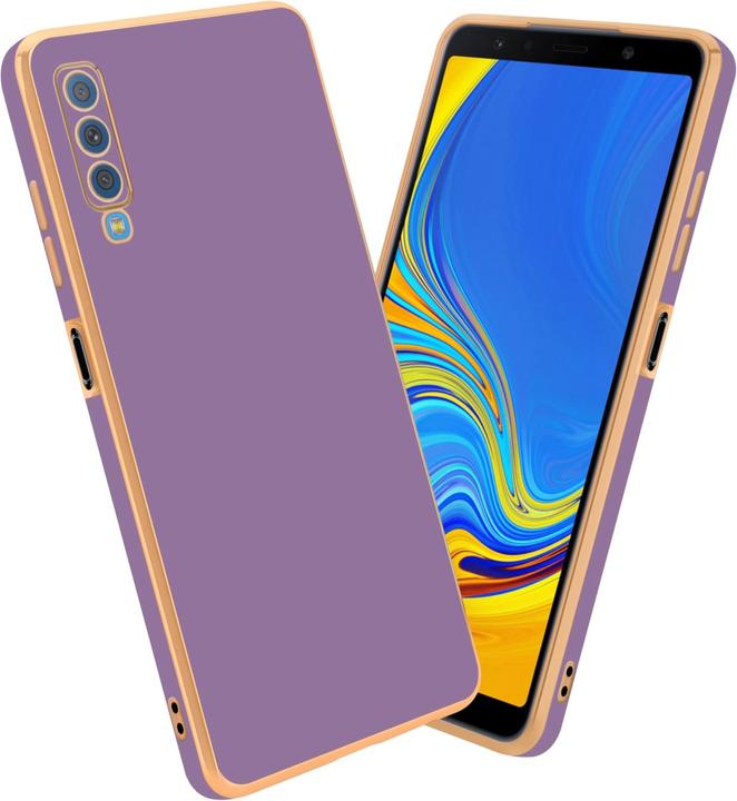 Glossy purple - gold