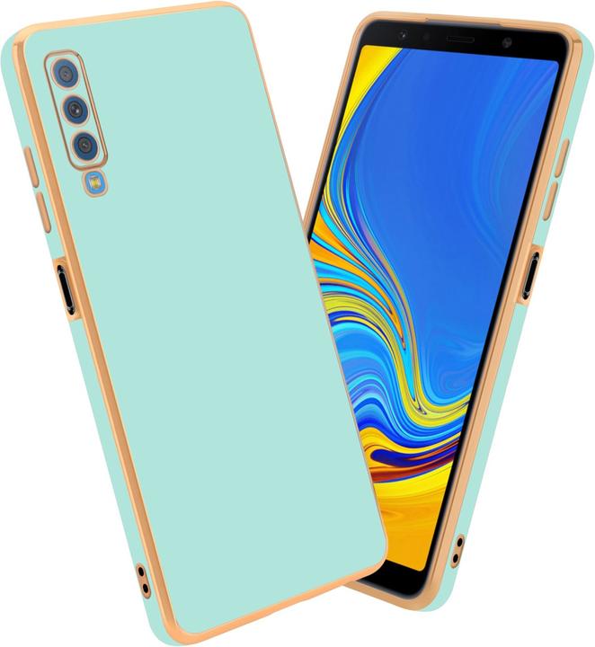 Actual product image Cadorabo Case for Samsung Galaxy A7 2018 in TPU with camera protection LM130 Style (Samsung Galaxy A7 (2018))