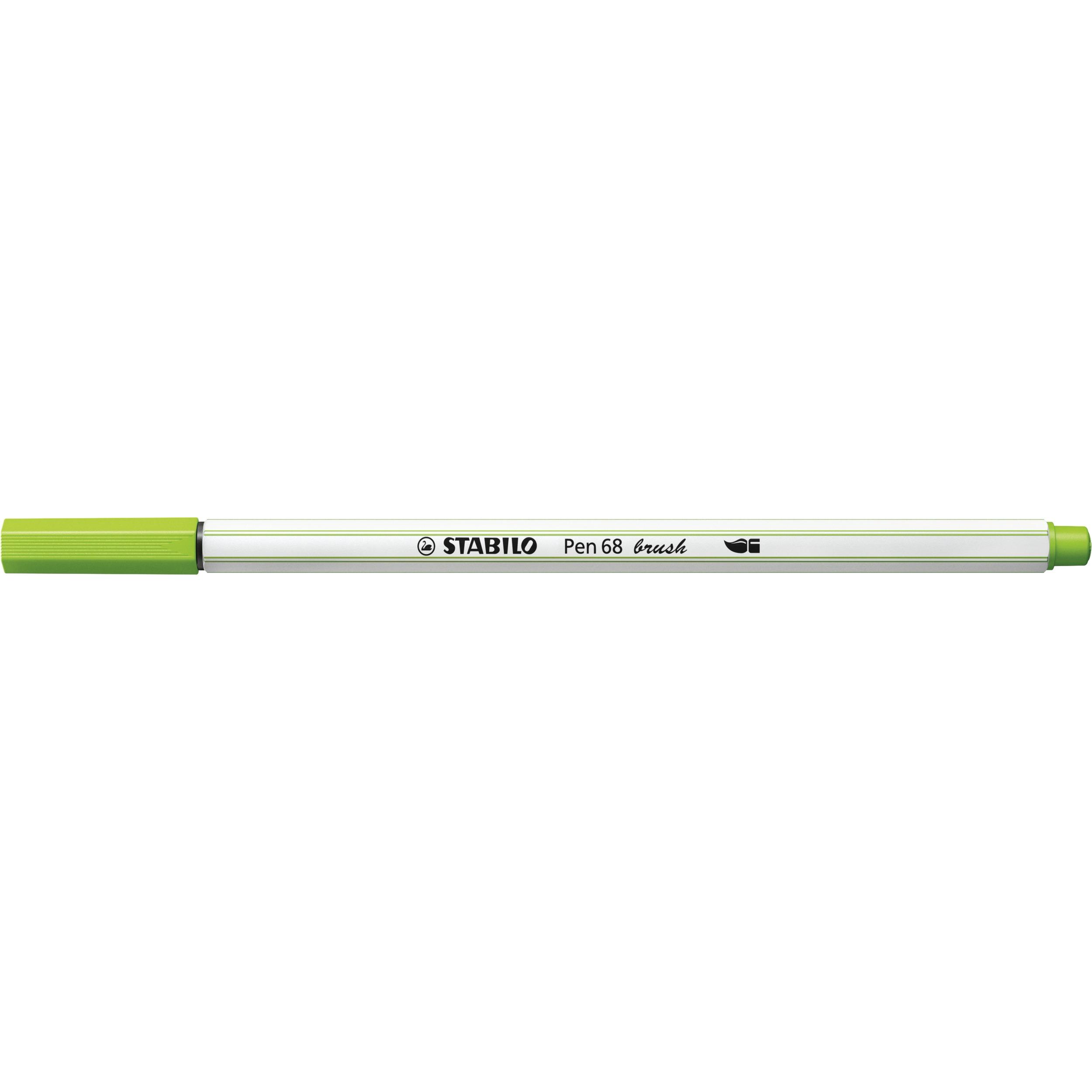 Thumbnail - 10x STABILO, Malstifte, Pen 68 brush Premium-Filzstift (Laubgrün, 1 x)