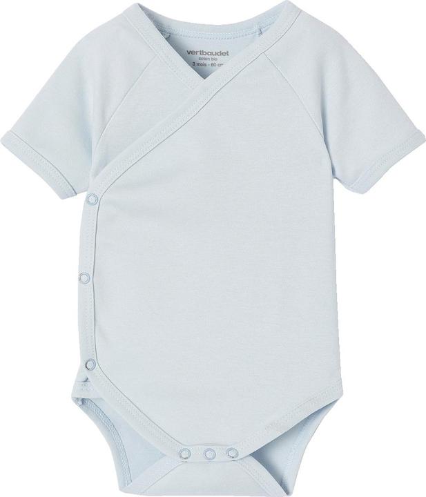 Immagine prodotto Vertbaudet Bio-Kollektion: 5er-Pack Baby Kurzarm-Bodys in Wickelform (56)