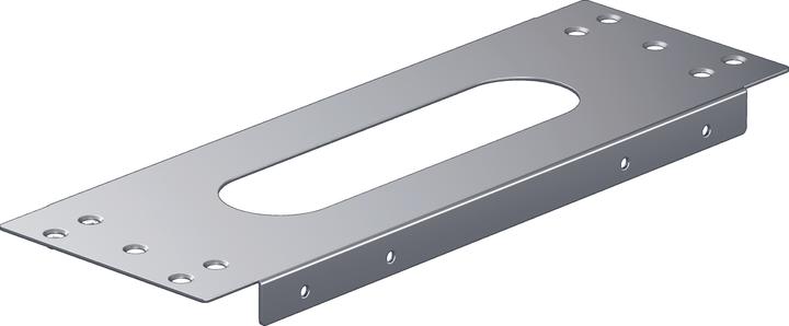 Actual product image hansgrohe HG mounting plate sBox for tile edge, 350x120mm