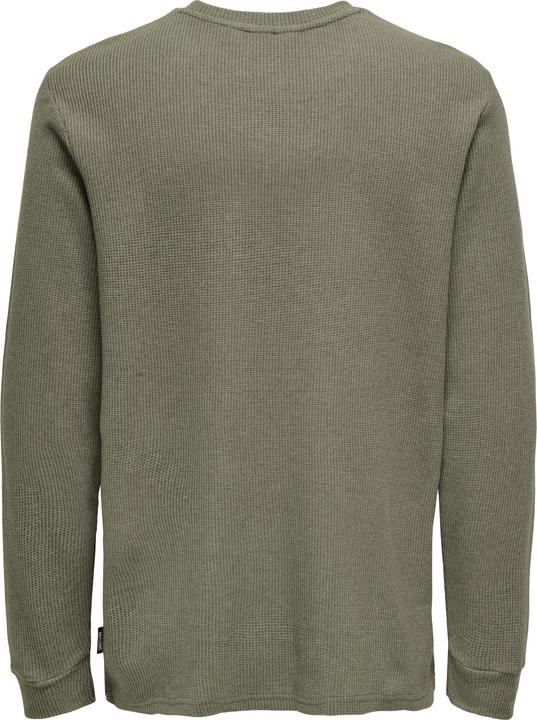 Produktbild Only & Sons Onswaffle Rlx Ls Tee (M)