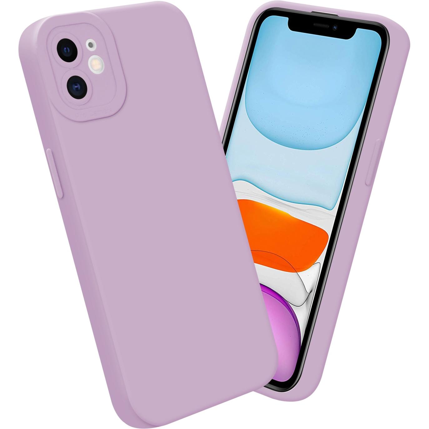 Cadorabo Hülle für Apple iPhone 12 im TPU Fluid LM162 Style (Apple iPhone 12), Smartphone Hülle, Rosa
