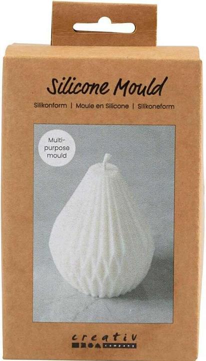 Creativ Company Silicone Mould - Ribbed Teardrop Shape (371196)