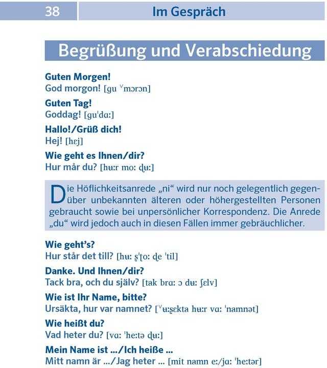 Produktbild Pocket-Sprachführer Schwedisch (Deutsch, Schwedisch, 2018)