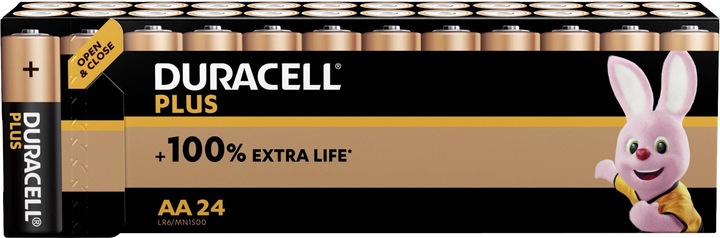 Produktbild Duracell Plus AA 24 Pack (24 Stk., AA, 2800 mAh)