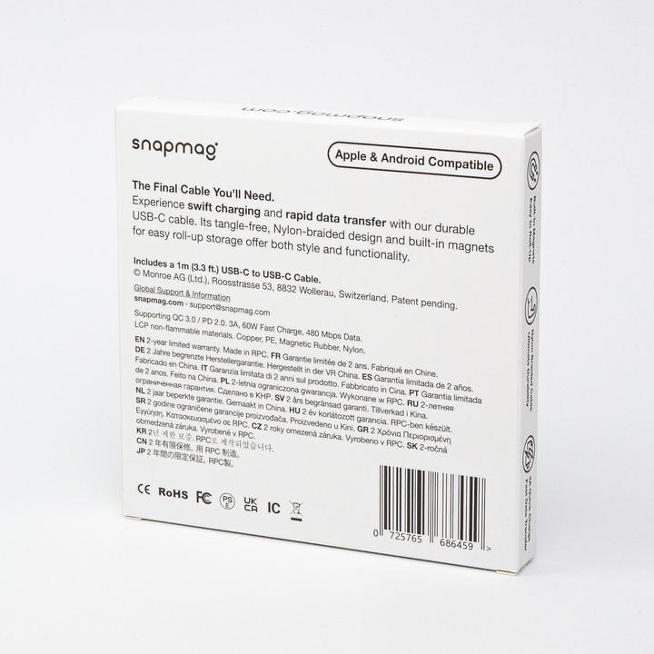 Image du produit Snapmag USB C — USB C (1 m, USB 2.0, 60 W)