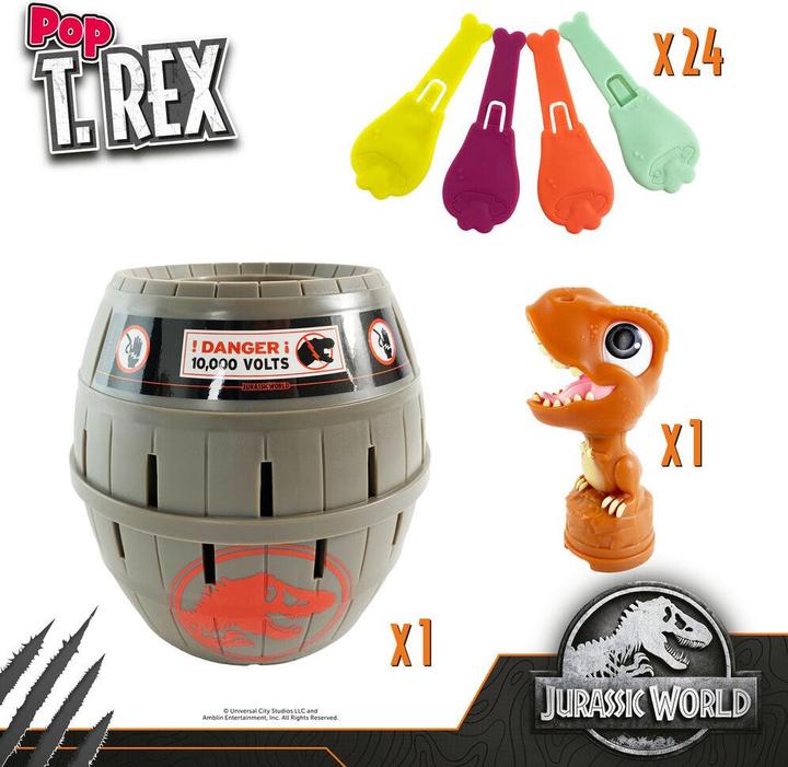Immagine prodotto Tomy Jurassic World - T-Rex pop up (Multilingue, 2 - 4 Giocatori)