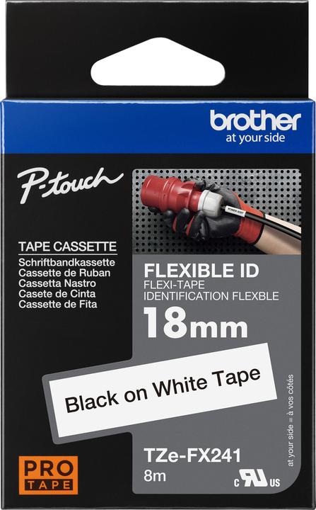 Actual product image Brother Tze-Fx241 (1.80 cm, Black)