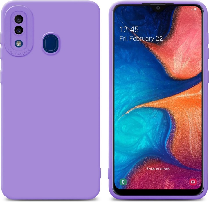 Actual product image Cadorabo Case for Samsung Galaxy A20 / A30 / M10s in TPU Fluid LM162 Style (Samsung Galaxy A20, Samsung Galaxy M10s, TCL A30)