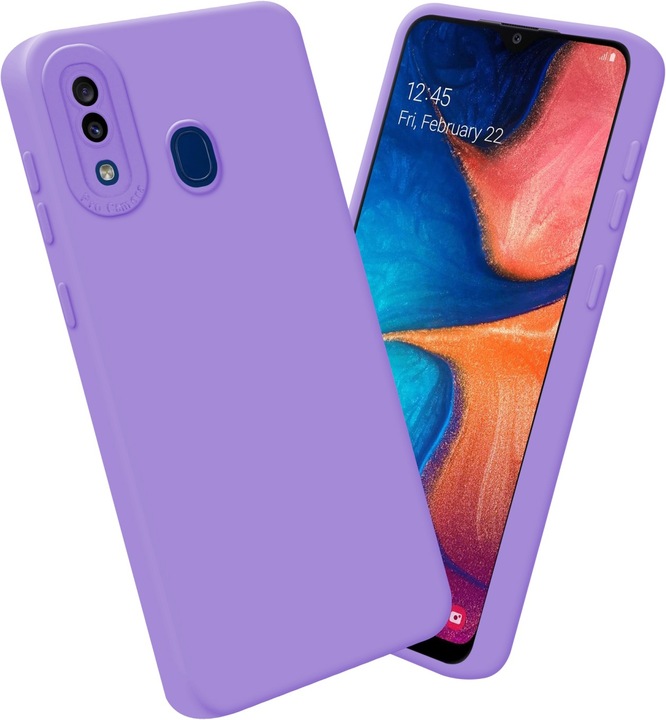 Actual product image Cadorabo Case for Samsung Galaxy A20 / A30 / M10s in TPU Fluid LM162 Style (Samsung Galaxy A20, Samsung Galaxy M10s, TCL A30)