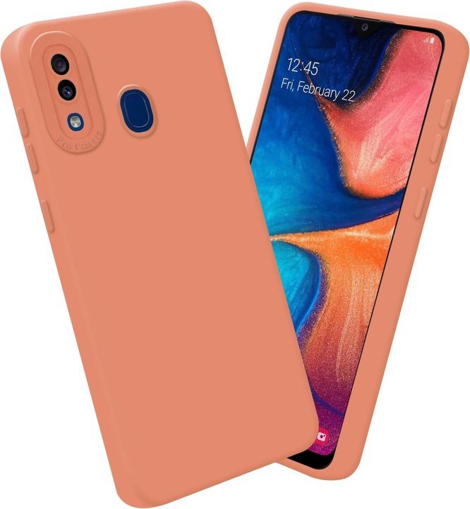 Actual product image Cadorabo Case for Samsung Galaxy A20 / A30 / M10s in TPU Fluid LM162 Style (Samsung Galaxy A20, Samsung Galaxy M10s, TCL A30)