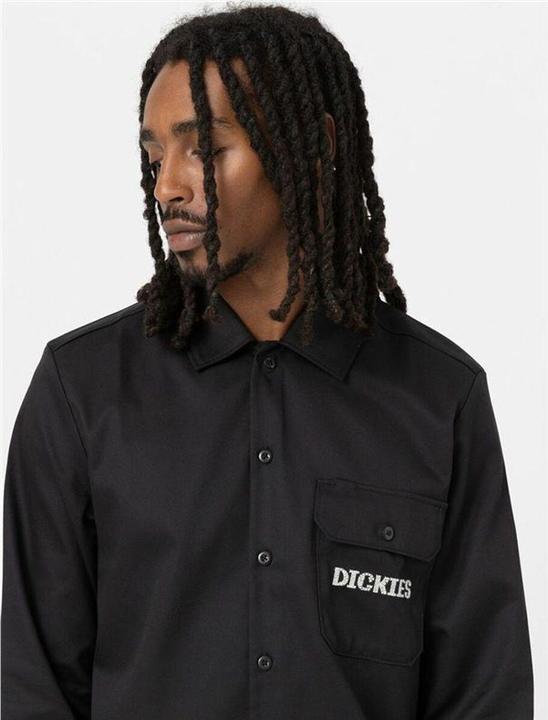 Immagine prodotto Dickies Herren Langarm-Hemd Wichita Schwarz (S)