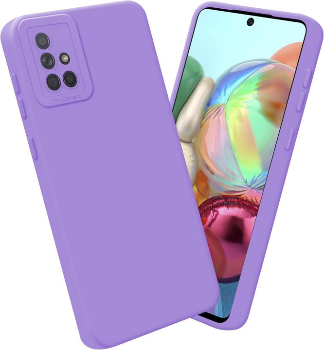 Actual product image Cadorabo Case for Samsung Galaxy A71 4G in TPU Fluid LM162 Style (Samsung Galaxy A71)