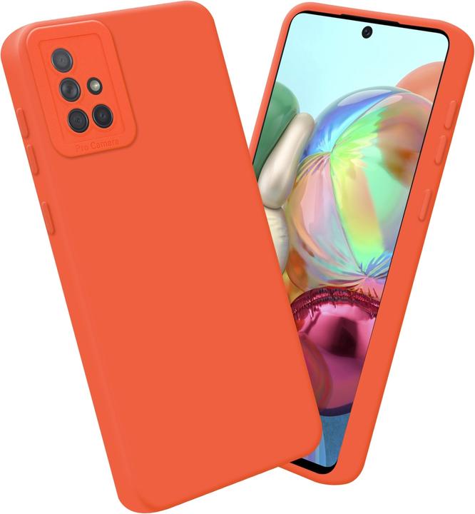 Actual product image Cadorabo Case for Samsung Galaxy A71 4G in TPU Fluid LM162 Style (Samsung Galaxy A71)