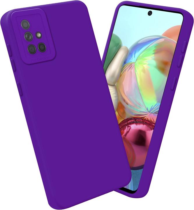 Actual product image Cadorabo Case for Samsung Galaxy A71 4G in TPU Fluid LM162 Style (Samsung Galaxy A71)