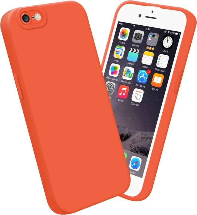 Productafbeelding Cadorabo Hoesje voor Apple iPhone 6 PLUS / 6S PLUS in TPU Fluid LM162 Style (Apple iPhone 6 Plus)