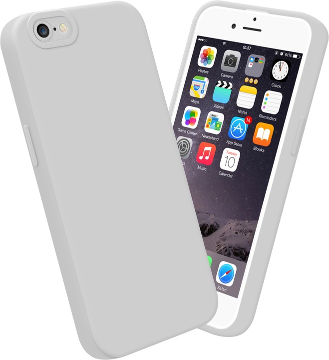 Productafbeelding Cadorabo Hoesje voor Apple iPhone 6 PLUS / 6S PLUS in TPU Fluid LM162 Style (Apple iPhone 6 Plus)