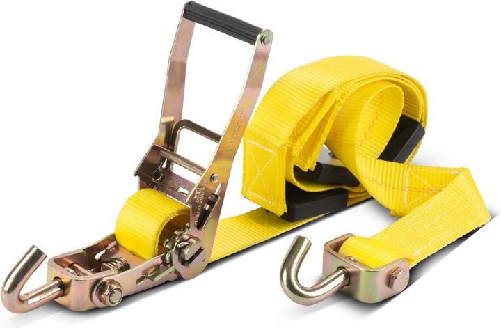 Produktbild Stahlwerk Radsicherung TRS-50 ST 2er Set 3 m x 50 mm 2.250 kg Reifen-Ratschengurt