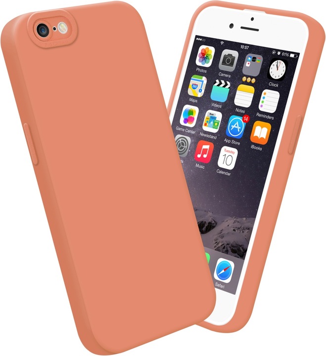 Productafbeelding Cadorabo Hoesje voor Apple iPhone 6 PLUS / 6S PLUS in TPU Fluid LM162 Style (Apple iPhone 6 Plus)
