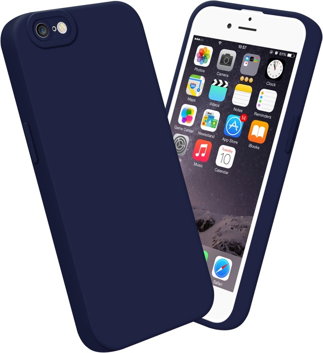 Productafbeelding Cadorabo Hoesje voor Apple iPhone 6 PLUS / 6S PLUS in TPU Fluid LM162 Style (Apple iPhone 6 Plus)