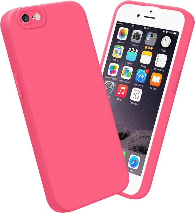 Productafbeelding Cadorabo Hoesje voor Apple iPhone 6 PLUS / 6S PLUS in TPU Fluid LM162 Style (Apple iPhone 6 Plus)
