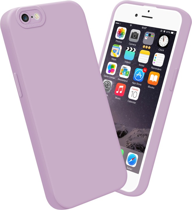 Productafbeelding Cadorabo Hoesje voor Apple iPhone 6 PLUS / 6S PLUS in TPU Fluid LM162 Style (Apple iPhone 6 Plus)