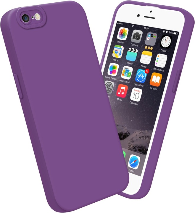 Productafbeelding Cadorabo Hoesje voor Apple iPhone 6 PLUS / 6S PLUS in TPU Fluid LM162 Style (Apple iPhone 6 Plus)