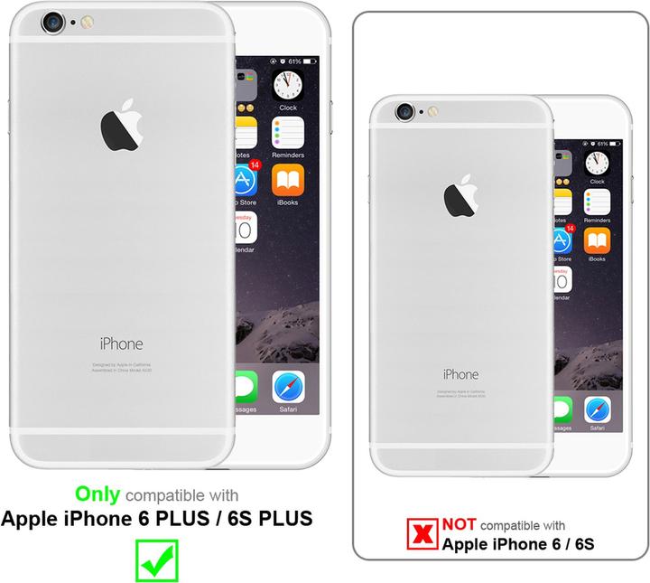 Produktbild Cadorabo Hülle für Apple iPhone 6 PLUS / 6S PLUS im TPU Fluid LM162 Style (Apple iPhone 6 Plus)