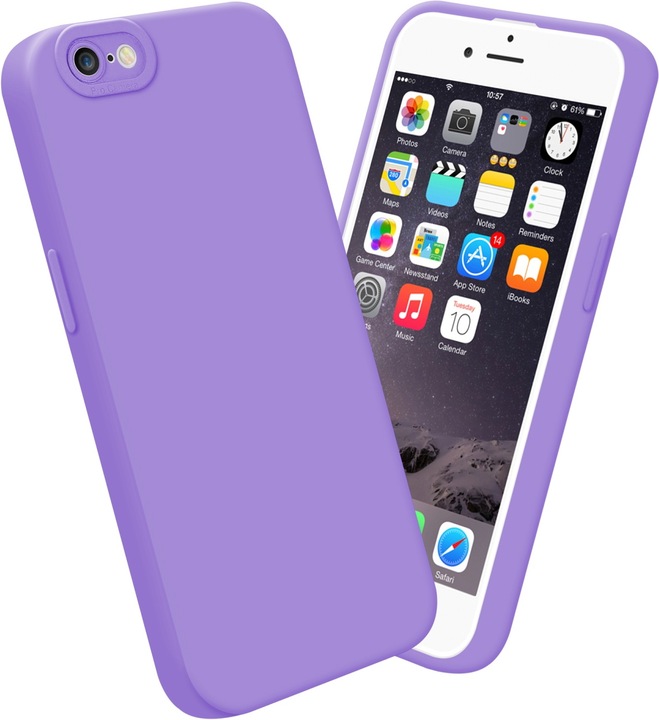 Productafbeelding Cadorabo Hoesje voor Apple iPhone 6 PLUS / 6S PLUS in TPU Fluid LM162 Style (Apple iPhone 6 Plus)