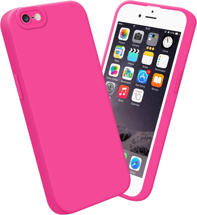 Productafbeelding Cadorabo Hoesje voor Apple iPhone 6 PLUS / 6S PLUS in TPU Fluid LM162 Style (Apple iPhone 6 Plus)