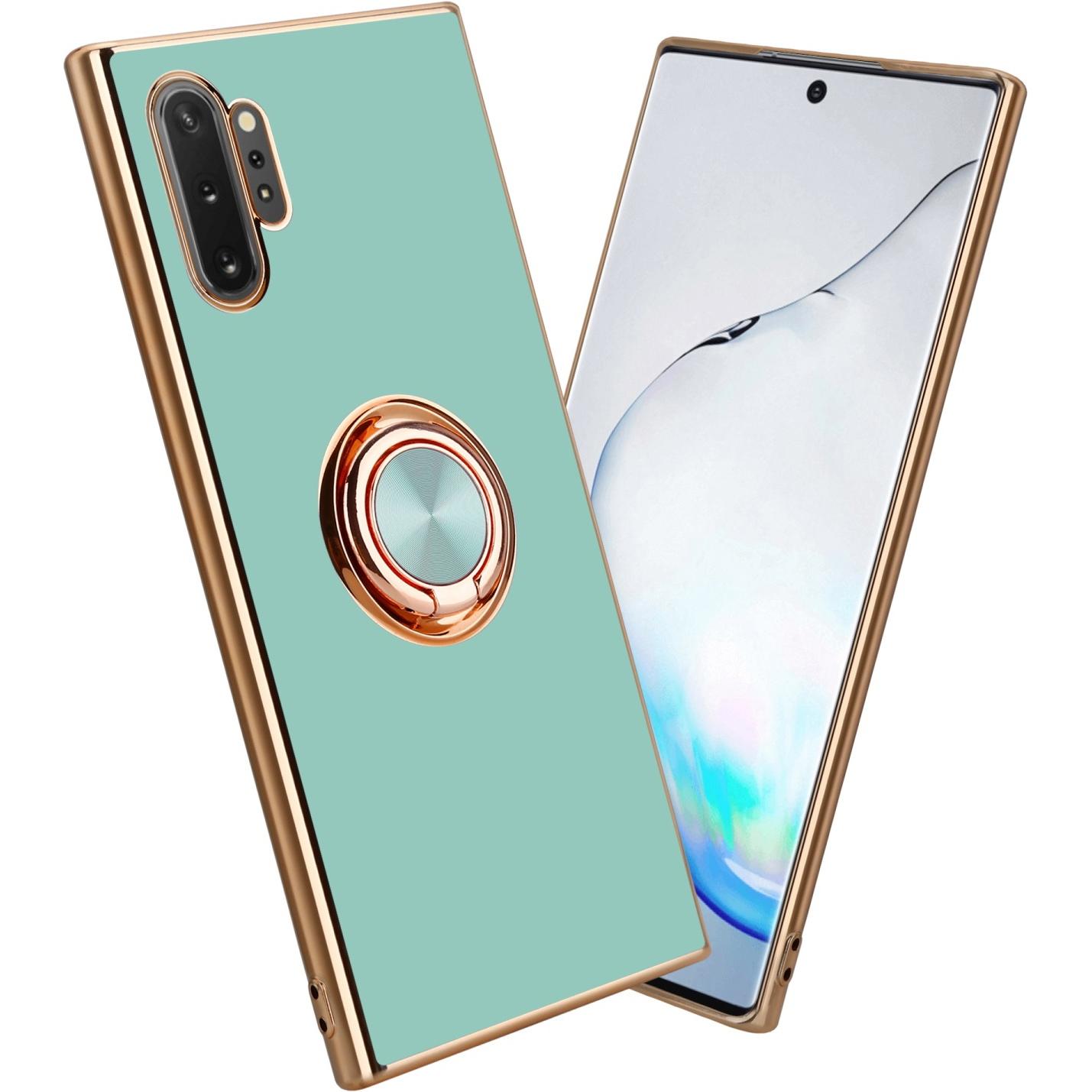 Cadorabo Konzept RK3281 Weiss (Samsung Galaxy Note 10 Plus), Smartphone Hülle, Türkis