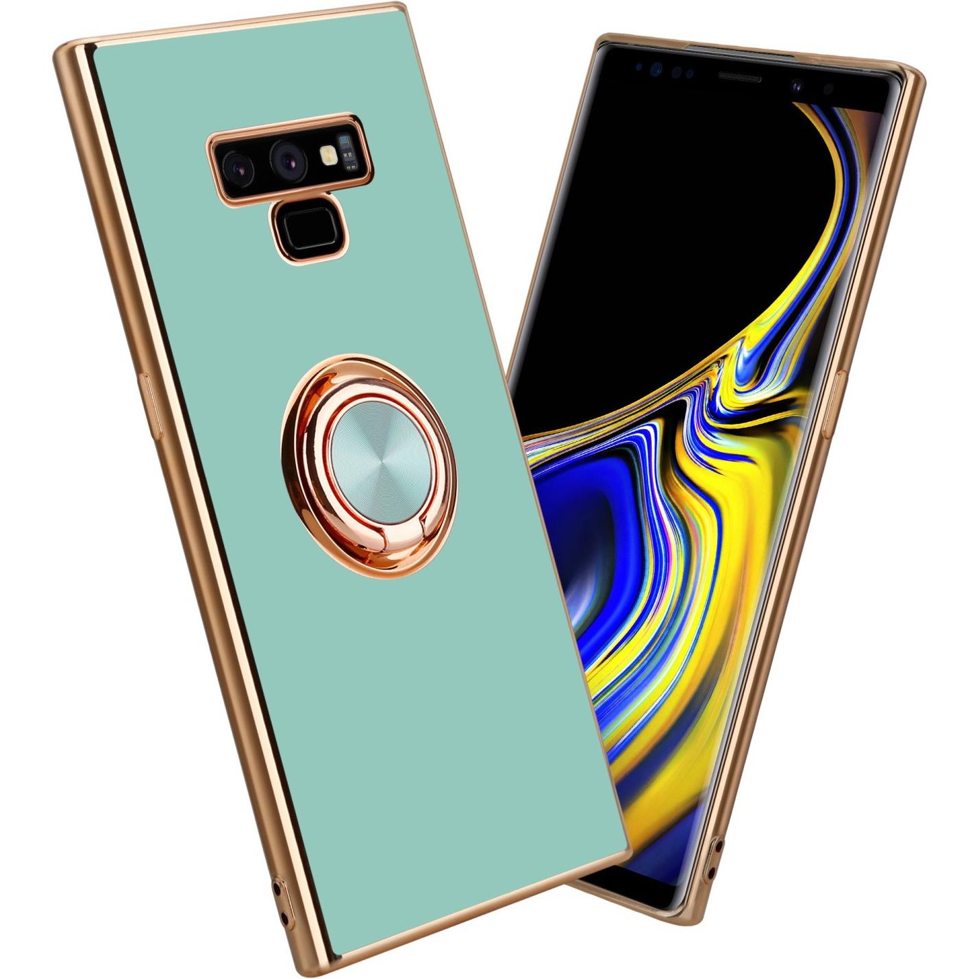 Cadorabo Hülle für Samsung Galaxy NOTE 9 im TPU mit Kameraschutz und Ring LM089 Style (Samsung Galaxy Note 9), Smartphon...