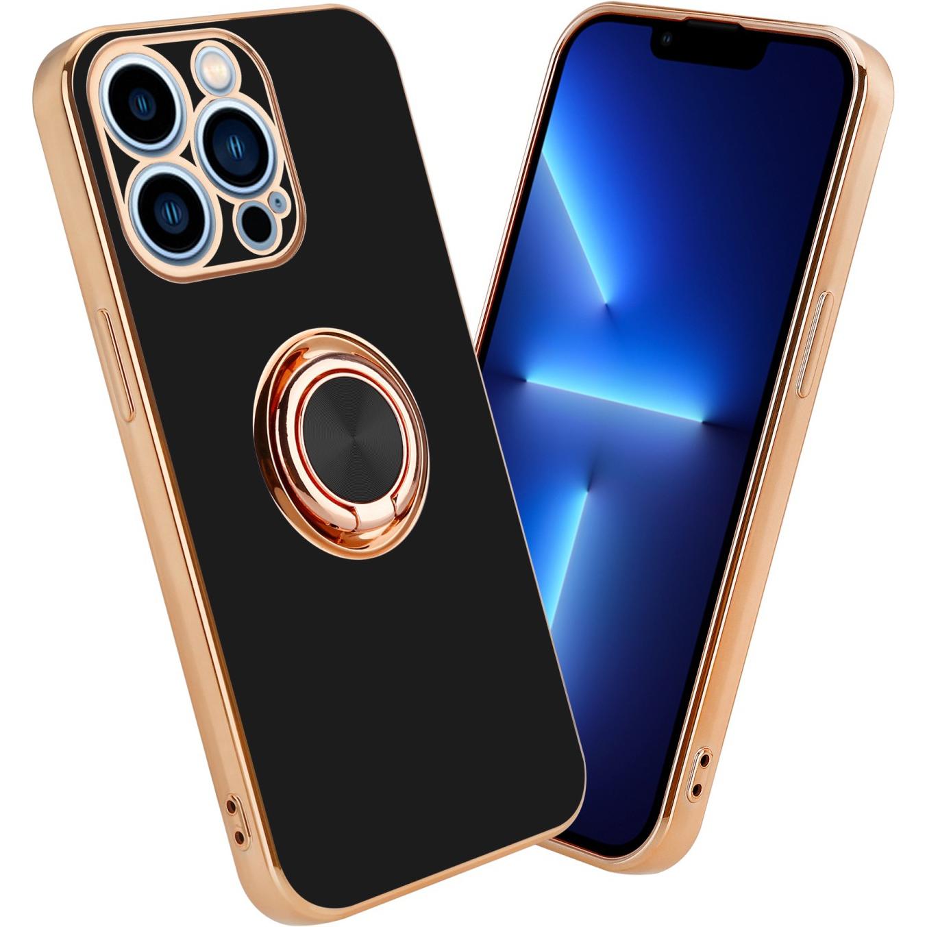 Cadorabo Hülle (Apple iPhone 13 Pro Max), Smartphone Hülle, Schwarz